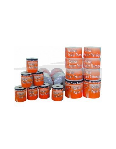 ROULEAU PAPIER THERMIQUE - DUVRAI - DE 110MM - LOT DE 10 ROULEAUX