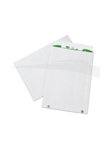 250 POCHETTES BLANCHES - GPV - 100g - SANS FENÊTRE - 260 x 360 mm.