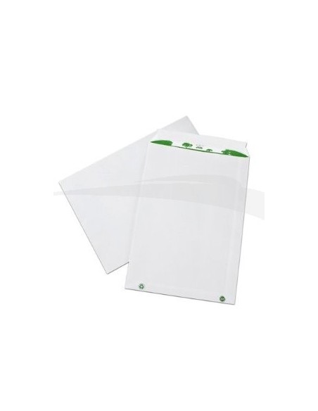 250 POCHETTES BLANCHES - GPV - 100g - SANS FENÊTRE - 260 x 360 mm.