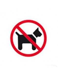 ÉTIQUETTE DE SIGNALISATION / MOBILE INTERDIT - APLI - 114 mm X 114 mm 2