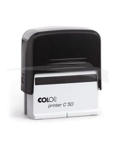 Cachet personnalisable COLOP Printer C10 format empreinte 10 mm x 27 mm 3 lignes