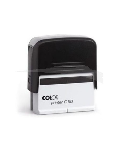 Cachet personnalisable COLOP Printer C10 format empreinte 10 mm x 27 mm 3 lignes