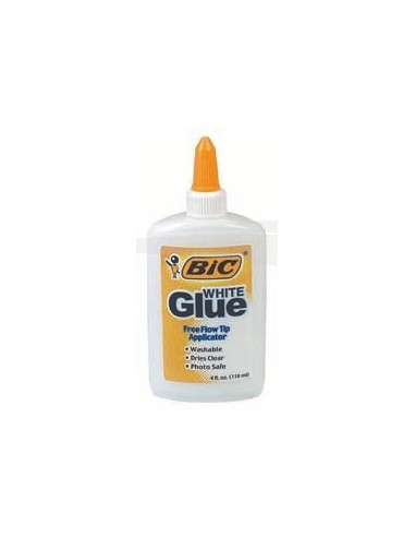 TUBE DE COLLE BLANCHE - BIC - 118ml - boîte de 12 tubes