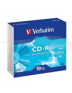 CD-R - VERBATIM 52X- RECORDABLES - Boîte de 10 CD Séparés