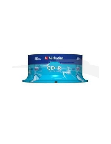 CD-R - VERBATIM - 52X 700MB - EXTRA PROTECTION - BLOC DE 25 CD-R