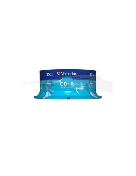 CD-R - VERBATIM - 52X 700MB - EXTRA PROTECTION - BLOC DE 25 CD-R