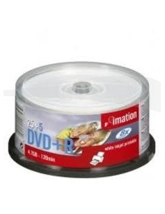 DVD+R IMATION - 8X RECORDABLES 4.7 GB - BOITE DE 10 DVD-R