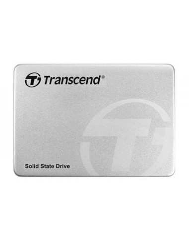 Disque Transcend Externe SSD SLIM 128 Go \"MLC\" ALU 2,5\" - SATA III - 6 Go/s - Antichoc - Aluminum Réf : TS128GSSD360S