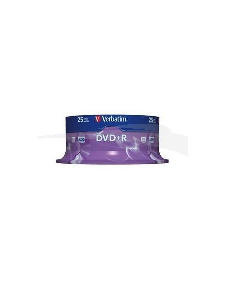 DVD+R - VERBATIM - 16 X 4.7GB - BOÎTE DE 25 DVD-R