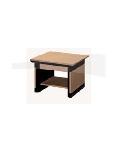 TABLE BASSE 600W*600D*450H Zebra Oak