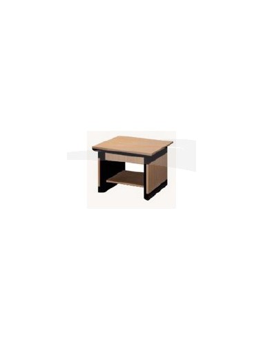 TABLE BASSE 600W*600D*450H Zebra Oak