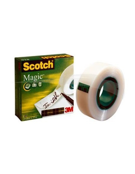 ROULEAU SCOTCH ADHÉSIF - 3M - MAGIC INVISIBLE - Lot de 10 rouleaux