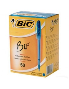 STYLO BILLE - BIC - BU² MEDIUM - boîte de 50 stylos 2