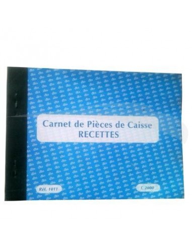 MANIFOLDS \" PIÈCES DE CAISSE / RECETTES \" - 100 FEUILLES - 13,5 x 16,5 cm - Lot de 5 manifolds