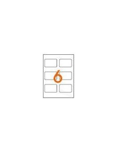 6 ÉTIQUETTES ADHÉSIVES - APLI - 89.5mm x 54mm - pochette de 10 feuilles 2