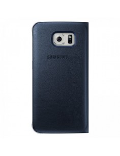Etui Flip Wallet Noir pour Galaxy S6 2