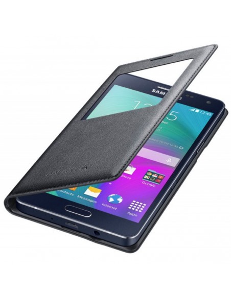 Samsung S view cover pour Galaxy A5 Noir