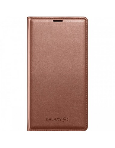 SAMSUNG FLIP COVER POUR S5 MARRON