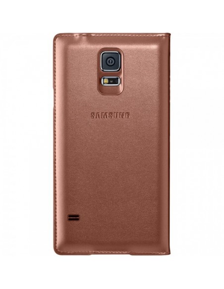 SAMSUNG FLIP COVER POUR S5 MARRON