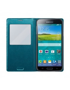 Samsung EF-CG900BGEGWW Etui en simili cuir pour Samsung Galaxy S5 Vert 2