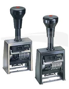 Numéroteur folioteur automatique à Molettes métalliques REINER 6 Chiffres 4.5 mm