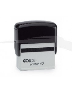 Cachet personnalisable COLOP Printer 40 format empreinte 23 mm x 59mm 6 lignes