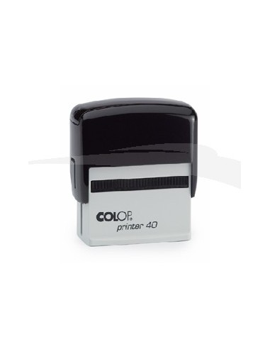 Cachet personnalisable COLOP Printer 40 format empreinte 23 mm x 59mm 6 lignes