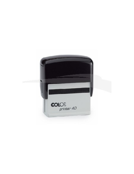 Cachet personnalisable COLOP Printer 40 format empreinte 23 mm x 59mm 6 lignes