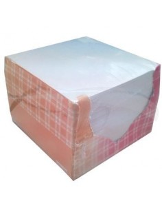 Bloc-cube 95 x 95 x 95 mm Blanc 500 feuillets - Lot de 6 blocs