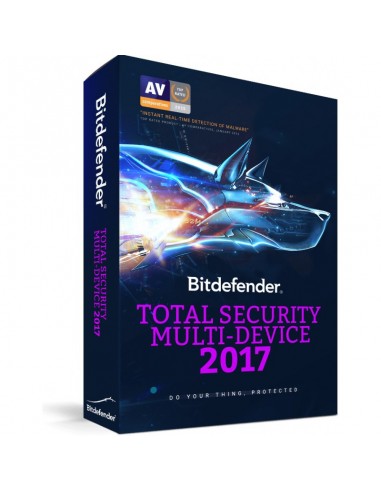 Bitdefender Total Security Multi-Device 2017 - 3 utilisateurs / appareils illimités