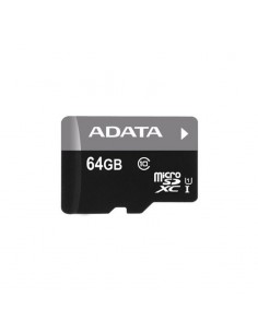 AUSDX64GUICL10 -RA1 MICRO SD CARD ADATA 64 GB AVEC ADAPTATEUR CLASS 10 ADATA_ASDH64GUCL10