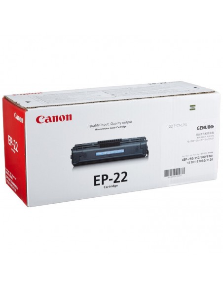 Cartouche de toner Canon EP-22 Noir - 2500 Pages