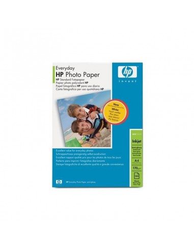 Papier photo brillant HP Everyday - 100 feuilles, A4, 210 x 297 mm (Q2510A)
