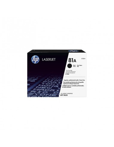 Toner LaserJet noir authentique HP 81A (CF281A)