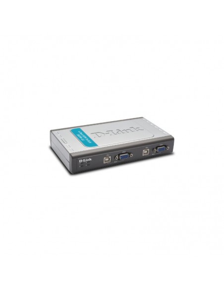 Switch KVM D-Link 4 ports clavier-écran-souris avec câbles intégrés USB (DKVM-4U)