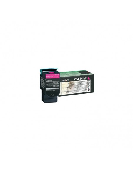 Cartouche toner Lexmark Return Programme haute capacité (2K) C54x, X54x magenta (C540H1MG)