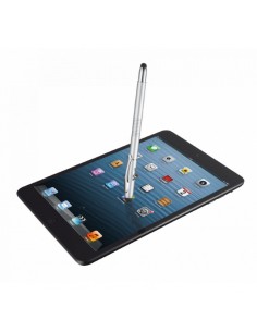 Trust 3en1 Stylet pour Tablettes et Smartphones avec Pointe Standard, Pointe Haute Précision et Pointe de Stylo Bille - Gris 2