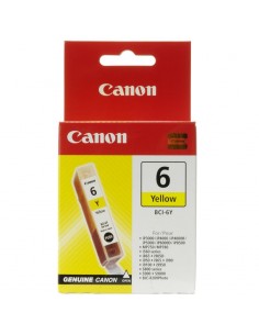 Cartouche d'encre d'origine Jaune Canon BCI-6Y