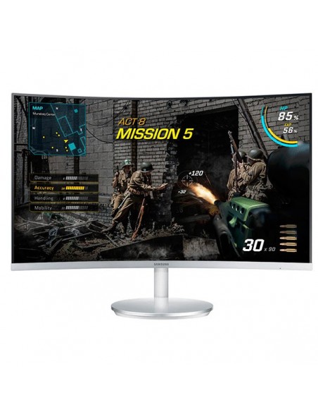 SAMSUNG - Moniteur - 27\" - LCD LED - Curved - HDMI - VGA - Haut parleurs intégrés (2*5 Watts)