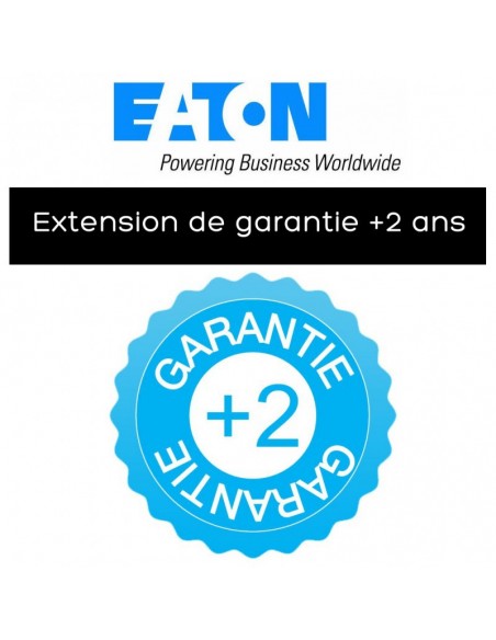 Extension de garantie EATON + 2 ans pour Onduleur Eaton 5P1150IR