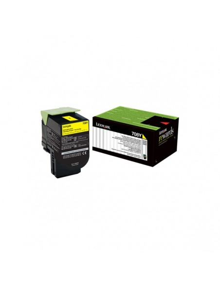 Lexmark Standard Yellow Return Programme Toner Cartridge