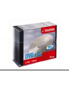 DVD-R - IMATION - 16*10PK SLIM AVEC POCHETTE - BOÎTE DE 10 DVD-R