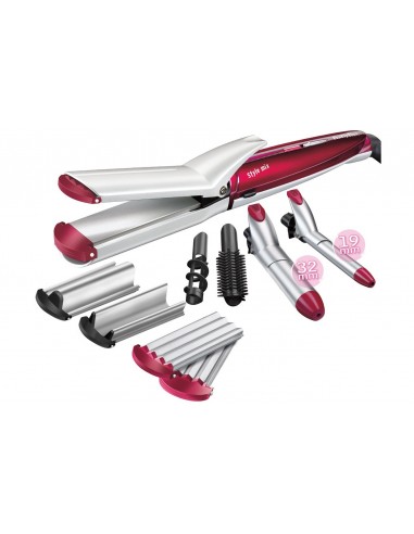 BABYLISS Paris - Multi-Styler 10-en-1 STYLE MIX - Satin'Touch 180° - Garantie 2 ans