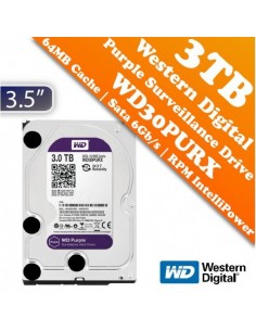 DISQUE DUR HDD WDPURPLE 3.5 SATA 3To 2