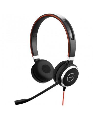 Micro-casque Anti-Bruit professionnel Jabra EVOLVE 40 UC Stéréo - USB et Jack 3.5 mm