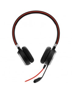 Micro-casque Anti-Bruit professionnel Jabra EVOLVE 40 UC Stéréo - USB et Jack 3.5 mm 2