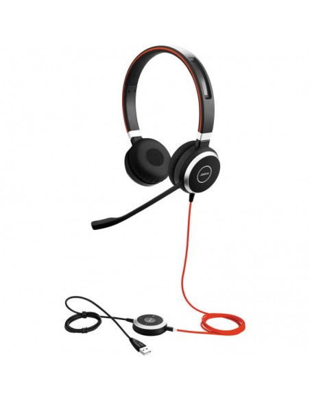 Micro-casque Anti-Bruit professionnel Jabra EVOLVE 40 UC Stéréo - USB et Jack 3.5 mm