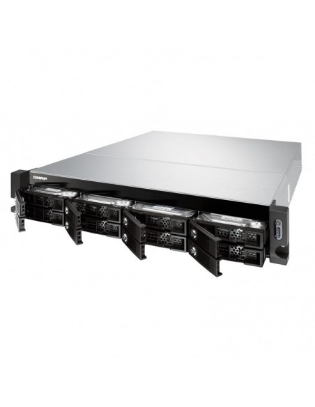 Serveur NAS professionnel 8 baies Rackable QNAP TS-853U-RP avec alimentation redondante