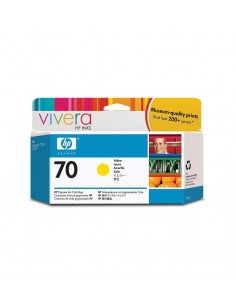 HP CARTOUCHE 70 YELLOW DJ Z2100/Z3100 (130ML) (C9454A)