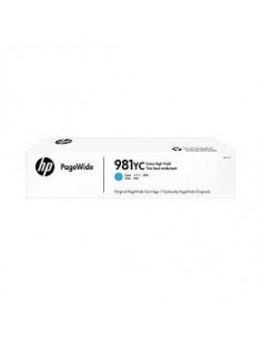 HP 981YC Cyan Contract PageWide Crtg